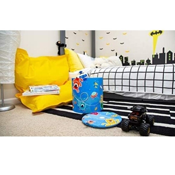 Kids Toy Storage Stool – Use As Baby/Kid Laundry Hamper or Toys Storage Box - Picture 6 of 9